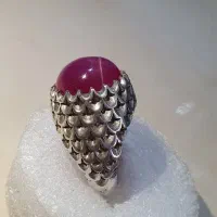 انگشتر یاقوت استار با رکاب استاد میرزا|جواهرات|تهران, شهرک طالقانی|دیوار