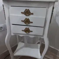 میز تلفن سفید