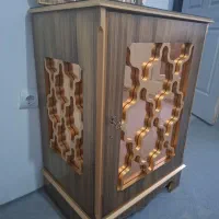 آینه کنسول و شمعدان|بوفه، ویترین، کنسول|گلبهار, شهر جدید گلبهار|دیوار