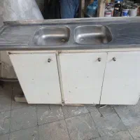 سینک دولگنه به همراه کابینت|مصالح و تجهیزات ساختمان|محمدیه-قزوین, |دیوار