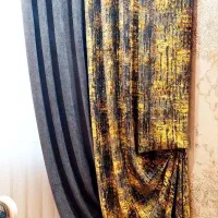 پرده دکوری سلطنتی با تور مناسب نشیمن|پرده، رانر، رومیزی|مشهد, آزادشهر|دیوار