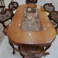 سرویس مبل و ناهارخوری ۶ نفره آنتیک یونانی