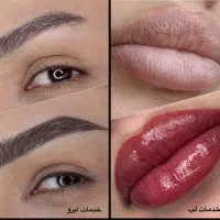شیدینگ لب رژ لب دائم، هاشور ابرو میکروبلیدینگ ابرو