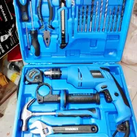 دریل 13 چکشی با ابزار ویوارکس دریل آچاری فرز