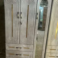 کمد سه درب سه کشو آینه دار|جاکفشی، کمد، دراور|بهبهان, |دیوار