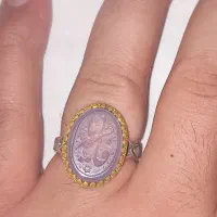 انگشتر نقره خط استادبهجت