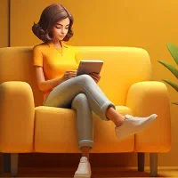 خانم جوان برای تمیزکاری منزل