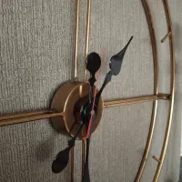 ساعت گرد فلزی|ساعت دیواری و تزئینی|شهریار, شهریار|دیوار