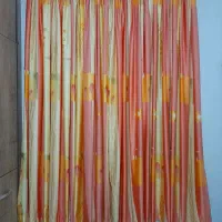 پرده در حد نو با میله پرده|پرده، رانر، رومیزی|رشت, کوی عرفان|دیوار