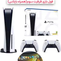 Ps5 fat 825 دیسک خور جفت دسته