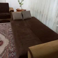 مبل ۸ نفره (تختشو/اسکلت فلزی) + باکس جادار|مبلمان خانگی و میز عسلی|کیاشهر, |دیوار