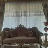 پرده تور و کتیبه طول ۶ متر عرض ۲ونیم|پرده، رانر، رومیزی|تهران, چیذر|دیوار