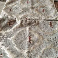 12زیرگوشی4تاگرد کرم طوسی درحدنو|رختخواب، بالش، پتو|سرپل ذهاب, |دیوار