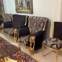 مبل ۸نفره با میز نهارخوری تمام شیشه|مبلمان خانگی و میز عسلی|مشهد, احمدآباد|دیوار