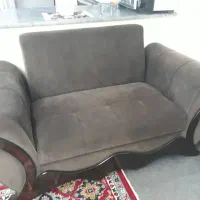 مبل چهار نفر با اسفنجی سفت وتمیز|مبلمان خانگی و میز عسلی|بابل, |دیوار