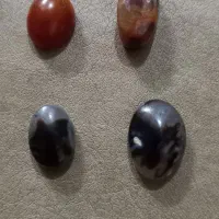 چهار عدد نگین دست ساز قیمتی