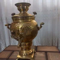 سماورطلایی زغالی