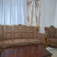 مبل استیل سلطنتی همراه نهار خوری|مبلمان خانگی و میز عسلی|تهران, کامرانیه|دیوار