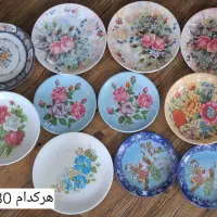 ورق بزن بشقاب ظروف ملامین قدیمی نوستالژی دیوارکوب|ظروف سرو و پذیرایی|مشهد, امامیه (شهرک غرب)|دیوار
