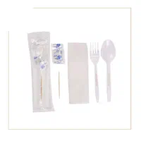 پک قاشق چنگال یکبارمصرف عمومی لدرلی شفاف