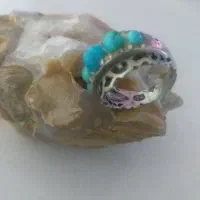 انگشترفیروزه عجمی ذات دار|جواهرات|زاینده رود, |دیوار