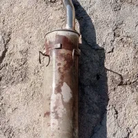 اگزوز توربو توخالی خروجی۵۵کله استیل