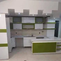 کابینت mdf درحد نو همراه با هود و سینک