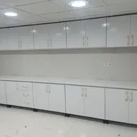 کابینت آماده با درب چوبی و بدنه فلزی، نصب آسان|مصالح و تجهیزات ساختمان|گله دار, |دیوار