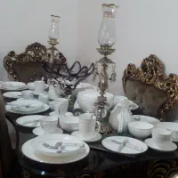 مبل استیل ۷ نفره به همراه میز نهار خوری ۶ نفره|مبلمان خانگی و میز عسلی|نکا, |دیوار