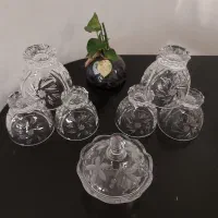 فنجان چای خوری به همراه قندان|ظروف سرو و پذیرایی|رباط‌کریم, رباط‌کریم|دیوار