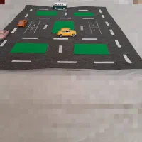 شهرک ترافیکی نمدی مخصوص بچه‌ای ماشین‌باز