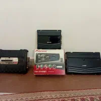 سیستم.ضبط ۹۶۵۰bt.آمپلی ۴کانال کنوود و ۲کانال کنوود