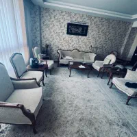 مبل فرانسوی هفت نفره همراه با میزناهاخوری چهارنفره