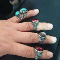 انگشتر نقره عیار پایین|جواهرات|دزفول, |دیوار