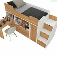 تخت خواب دو طبقه|تخت و سرویس خواب|کرمانشاه, |دیوار