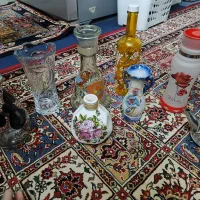 بطری آب گلدار نو