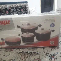 سرویس قابلمه گرانیتی مشکی