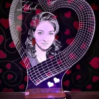 تندیس نوری کادو شب یلدا ، شب چله روز زن|چراغ خواب و آباژور|اصفهان, فجر|دیوار