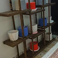 استند چوبی گل