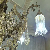 لوستر درحد نو پنج فرشته برنج سنگین