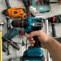 دریل شارژی چکشی براشلس سه نظام فلز ۲۰ولتی|ماشین‌آلات صنعتی|تبریز, |دیوار