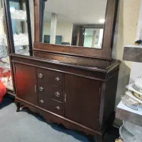 آینه کنسول چوبی