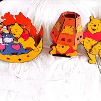 ست لوستر و چراغ خواب و ساعت دیواری شخصیت عروسکی پو