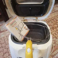 سرخ کن سانی بزرگ ۳لیتری و کفگیر و ملاقه نسوز pc|ظروف پخت‌وپز|تهران, کوثر|دیوار