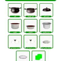 سرویس غذاپز همه کاره ناخ|ظروف پخت‌وپز|بابل, |دیوار