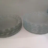 سرویس غذا خوری کریستال اصل|ظروف سرو و پذیرایی|وحیدیه, |دیوار