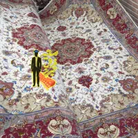 فرش جفت۶متر علیا ۳۵رج نساجی درجه یک(اقساطبدون بهره