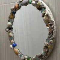 آینه هنری دریایی اثر دست ساز خاص