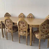 ست مبلمان هشت نفره و ست غذاخوری هشت نفره