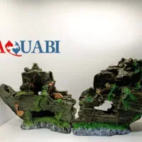 مجسمه آکواریوم کشتی غول پیکر دو تکه